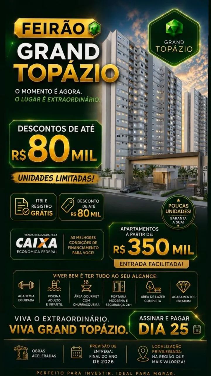 Apartamento na Morada do Sol 