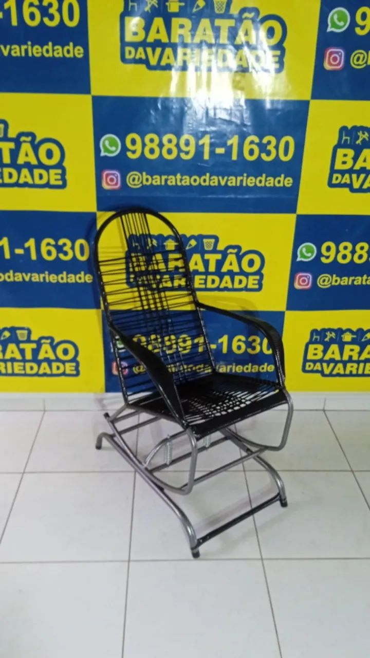 CADEIRA DE MOLAS EM FITILHO PLASTICO - Foto 2