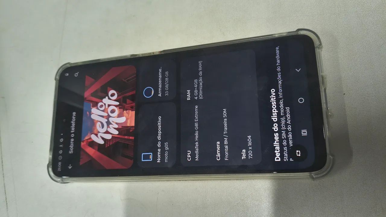 Moto G05 seminovo na garantia  - Foto 2