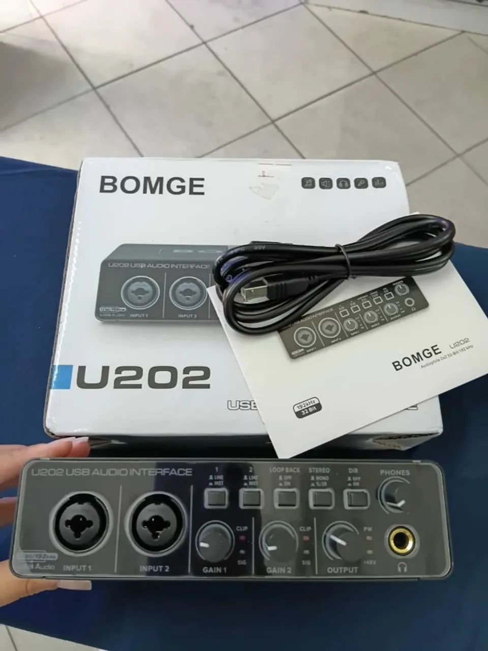 Interface De Áudio 2 Canais Usb Gravação De 32 Bits/192 Khz - Foto 4