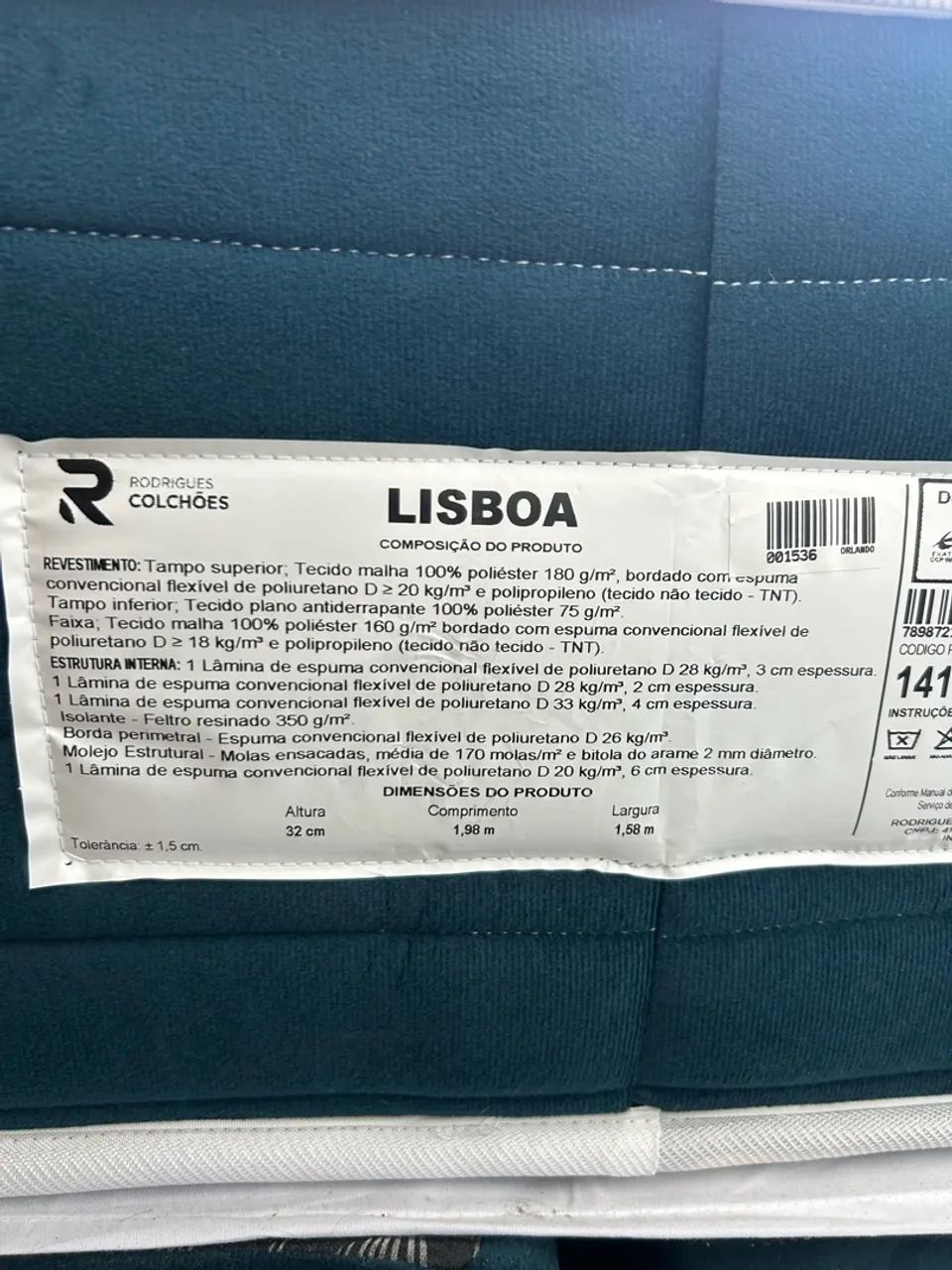 Cama Queen Lisboa Rodrigues Colchões  - Foto 4