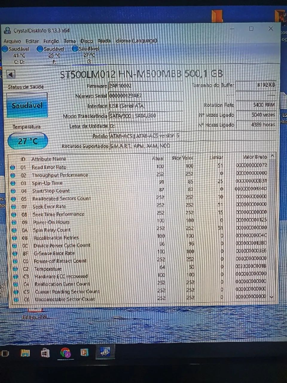 HD Notebook 500 Gb Samsung - Saudável - Foto 2