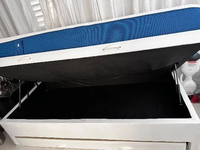 Colchão LUUNA + cama box baú com auxiliar  - Foto 2