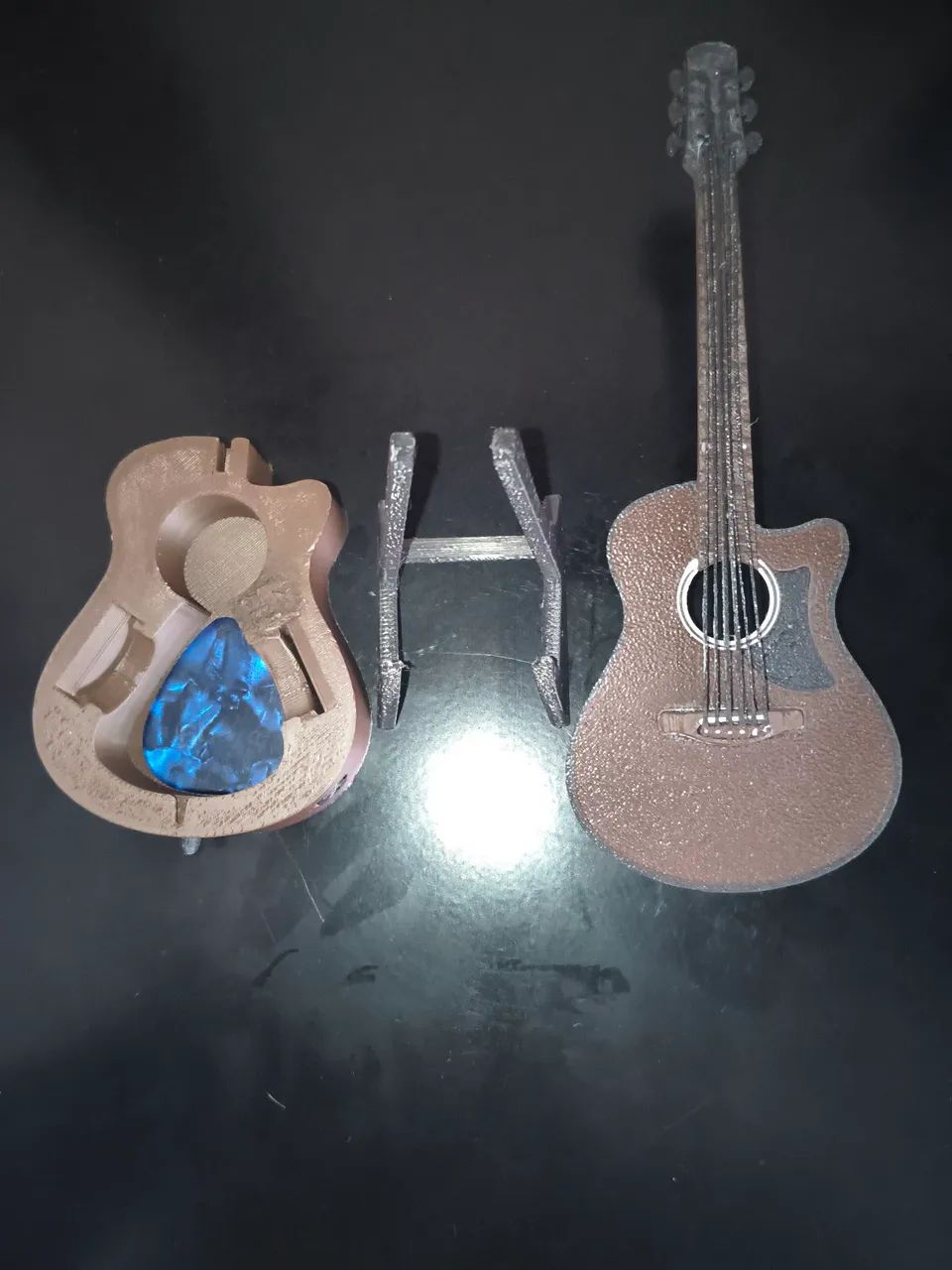 MINI VIOLÃO PORTA PALHETAS E CARTAO SD - Foto 3