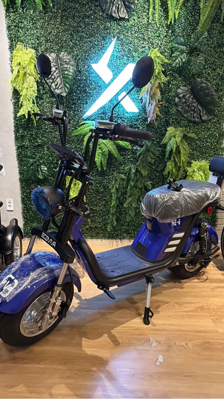 Scooter elétrica HE6  1000w pneu largo  - Foto 3