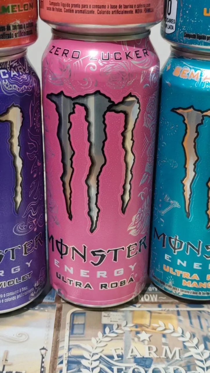 Latas de Monster Energy vazias para colecionadores - Foto 6
