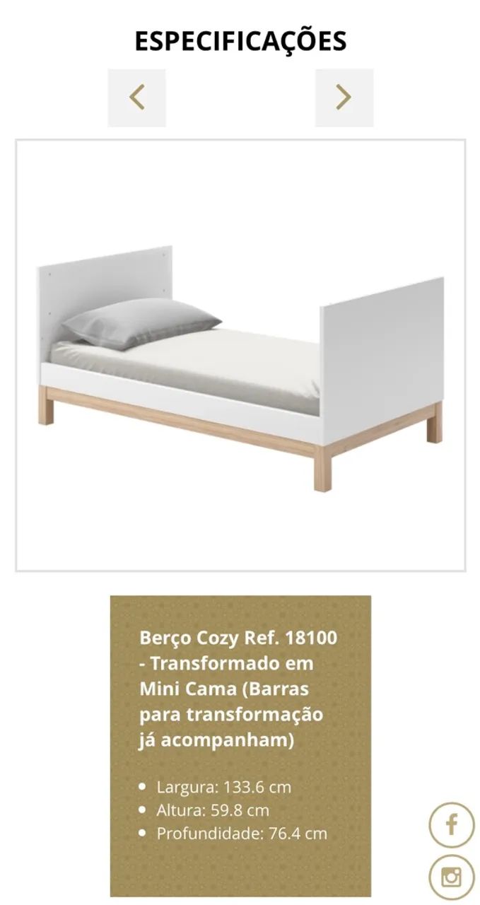 Berço Cozy (Quarter)  - Foto 3