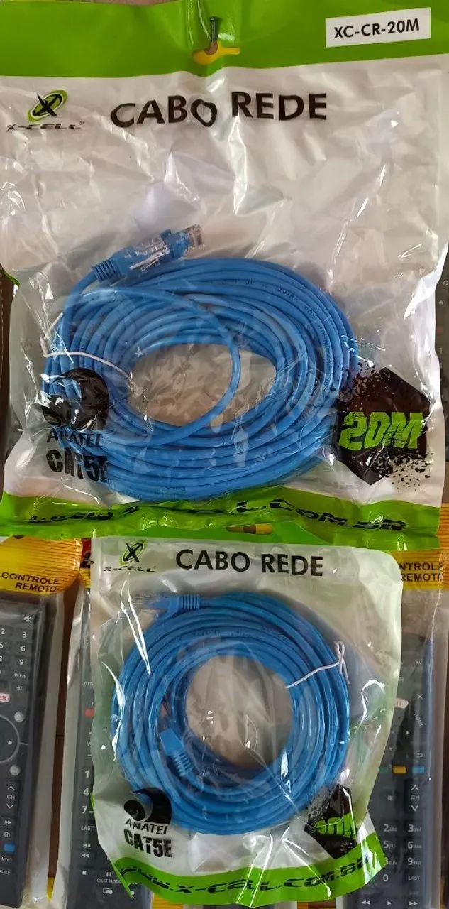 Cabos de rede para Internet de 10 e 20 metros - Leia o anúncio! - Foto 4
