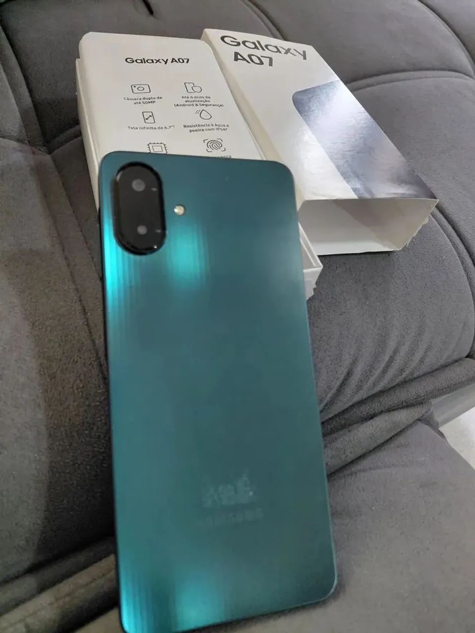 Samsung A07 verde com nota completo  - Foto 2
