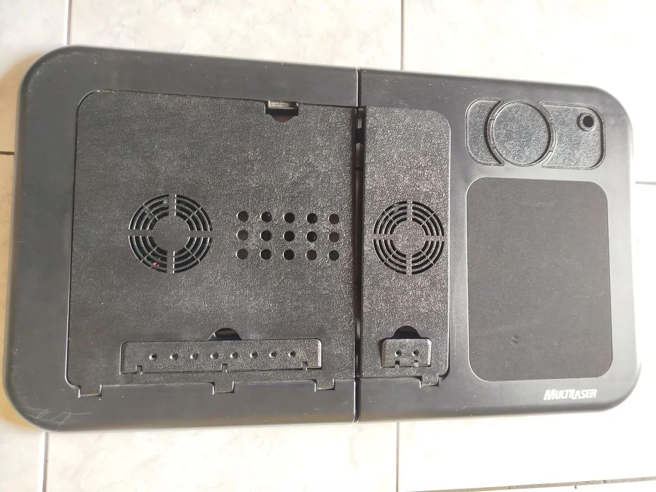 Suporte de mesa dobrável para notebook da Multilaser. - Foto 5