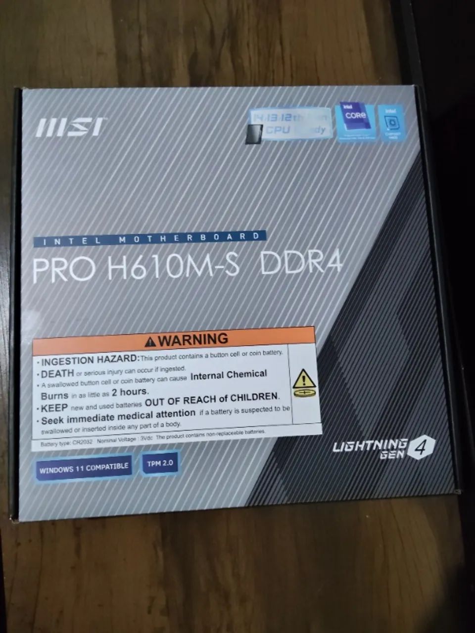 Placa-mãe PRO H610M-S DDR4 (LGA 1700)