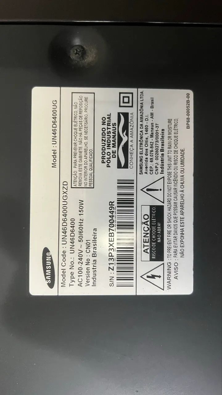 2 TV SAMSUNG PARA REPARO (40 e 46 3D) - Foto 2
