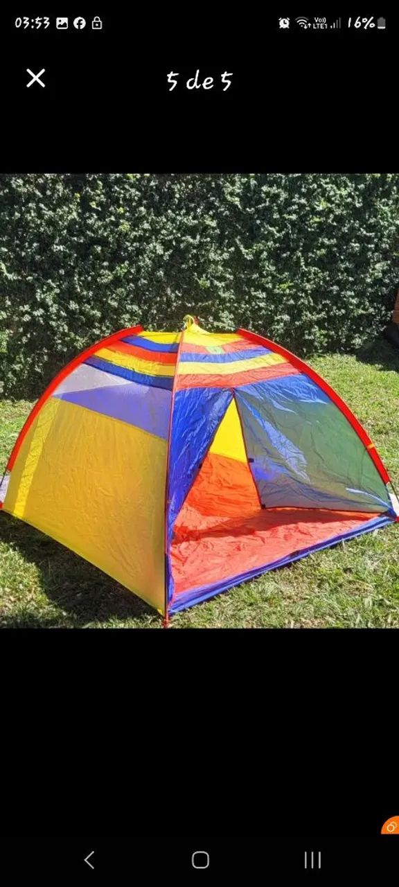 Tenda barraca casinha  infantil  1.40 x 1.40