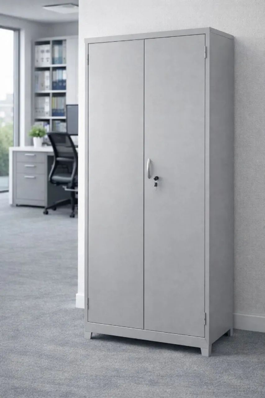 Armário de Aço com 2 Portas e 4 Prateleiras - 1,96X0,90X0,40cm - CH #22 - ENTREGAMOS!