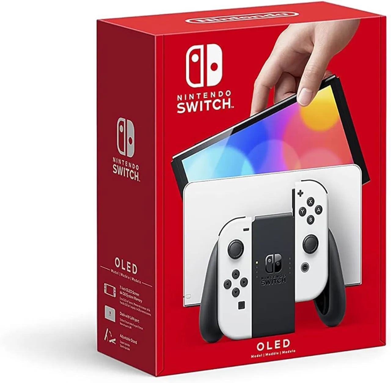 Nintendo Switch OLEDモデル + MICRO SD 256gb NINTENDO SWITCH OLED BRANCO DESBLOQUEADO - 64GB + MICRO SD 256GB