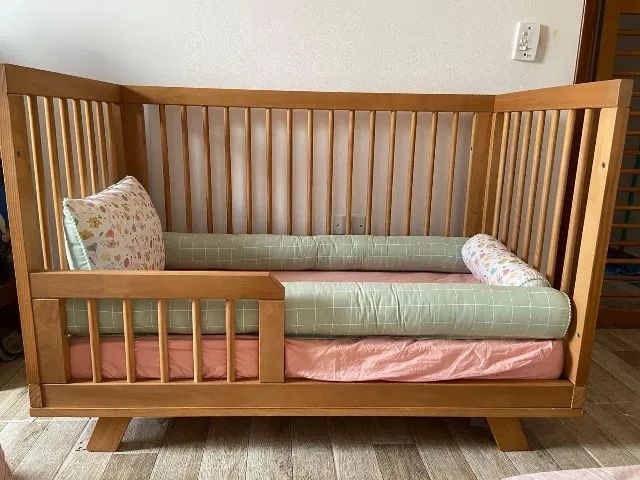 Berço cama Kaike- Amêndoa  - Foto 5