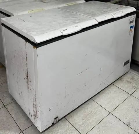 Freezer branco horizontal 2 portas