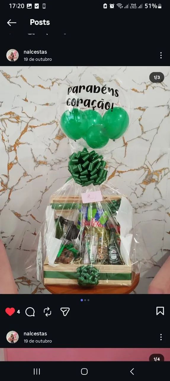 Nal cestas - Cesta de Café da Manhã/ Chocolates/ frios e vinhos - Foto 3