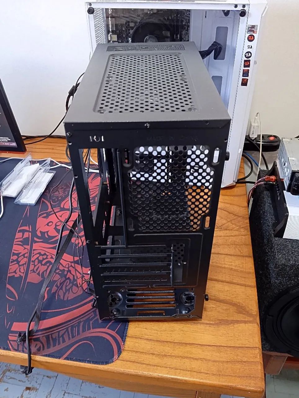Gabinete Micro ATX PRETO USADO  - Foto 5