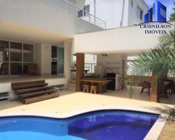 Casa à venda condomínio alphaville i salvador, decorada, 4 suítes, r$ 2.500.000,00, piscin - Foto 3