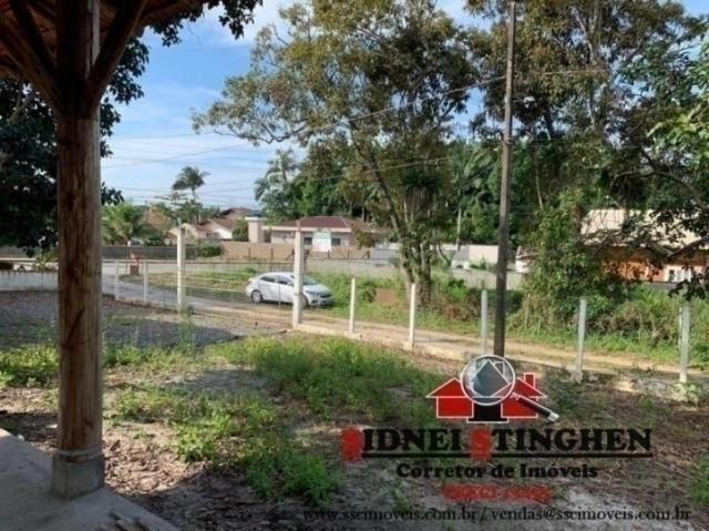 Terreno alto com galpão de madeira, em bal. barra do sul - sc. - Foto 4