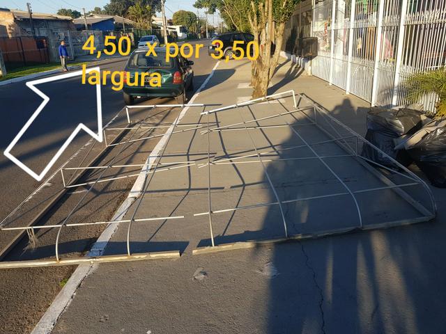 Estrutura para toldo barbada gigante faço no cartão 10 x sem juros - Foto 4