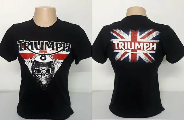 Camiseta Triumph Bandeira - Foto 4