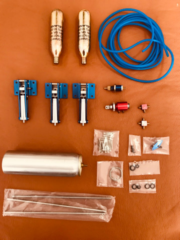 Trem de pouso retrátil pneumático para aeromodelos até 2.5kg - Foto 2