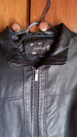 jaqueta de couro century