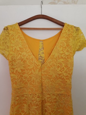 Vestido de Festa - Amarelo  - Foto 3