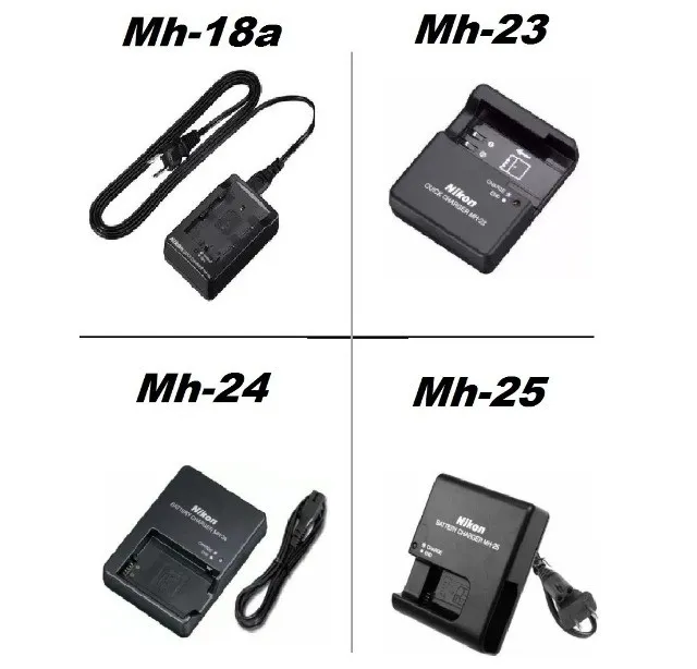Carregador Nikon Mh-18a / Mh-23 / Mh-24 / Mh-25 P/ Bateria EN-EL3e / EL9a / El14 / El15