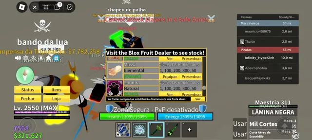 VemJogar - BLOX FRUITS - QUAL É A MELHOR FRUTA PARA PVP - DOUGH OU