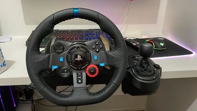 Volante Logitech G29, Pedais E Câmbio, volante logitech g29 completo 