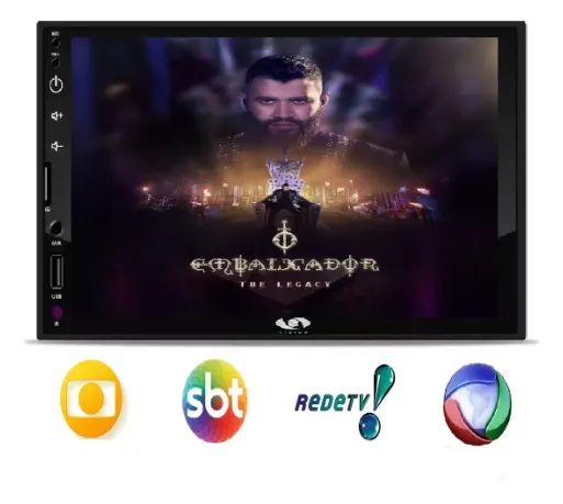 Promoção Multimídia Mp5 2 Din Com Tv Digital Espelhamento Bluetooth Camera de Ré Gratis Us - Foto 5