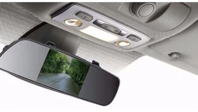Retrovisor tela lcd + câmera de ré  - Foto 2