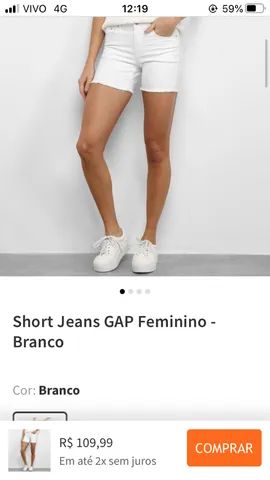 Bermuda/short branco Gap (M/G) - Foto 4