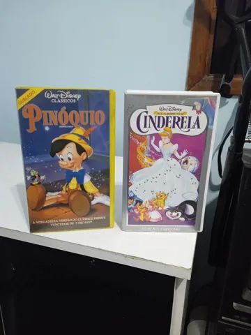 Pinóquio e Cinderela Vhs original 