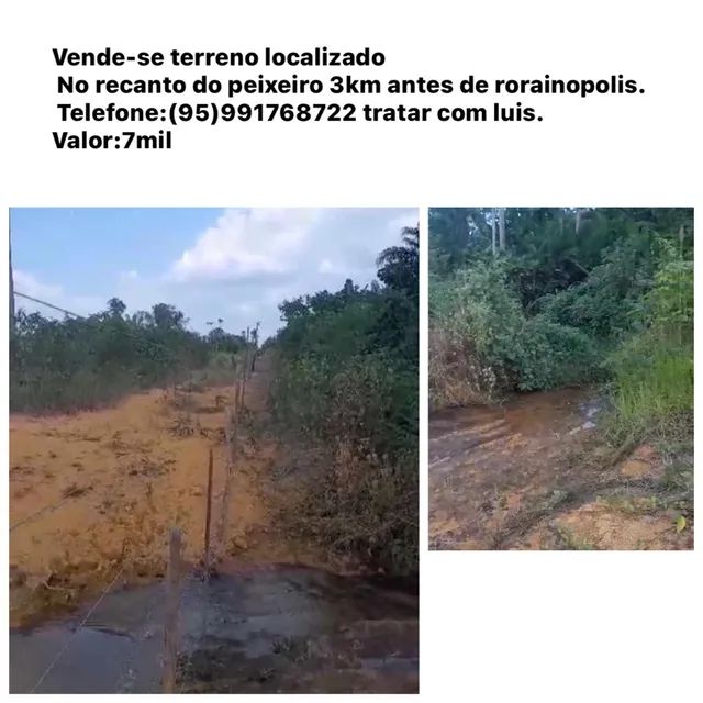 Captação de Terreno para locação na Rua Salomão Matroniano de Souza Cruz, Asa Branca, Boa Vista, RR