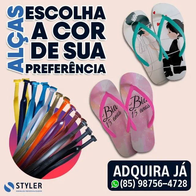 Chinelos Personalizados (Direto da Fábrica) - Foto 4