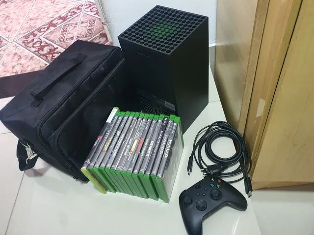 XBOX série X com bolsa exclusiva e 14 jogos exclusivos em mídia física -  Videogames - Monte Castelo, São José dos Campos 1253977775