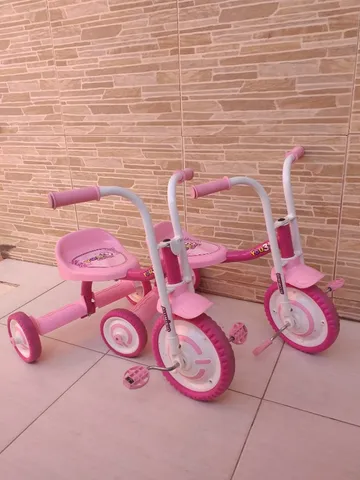 Triciclo Motoca Infantil 3 Rodas Alumínio Até 21kg Rosa You 3 Girl Nathor