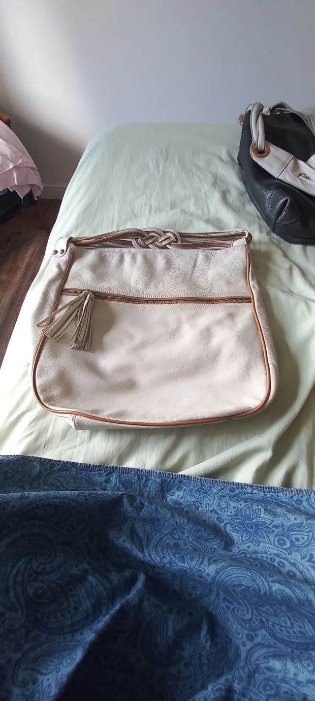 Bolsa couro legítimo  - Foto 5