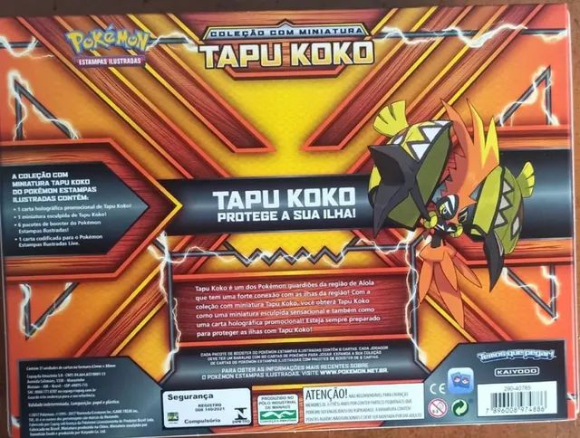 Pokémon Box com Miniatura Tapu Koko