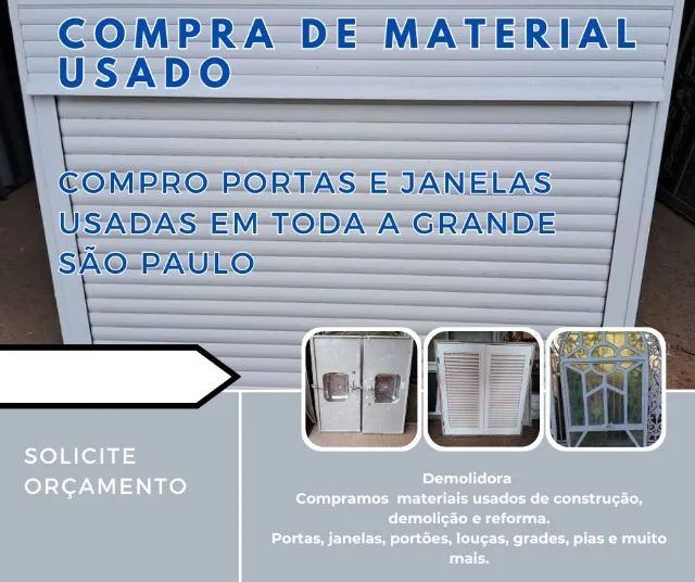 Compra-se Material de Demolição