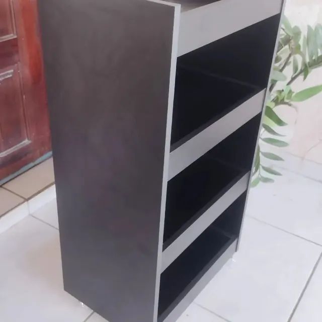 Carrinho auxiliar preto  - Foto 2