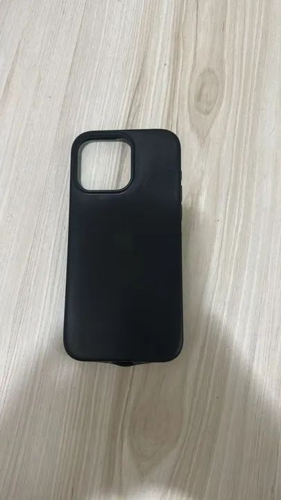 Capa Silicone para iPhone 15 Pro Max - Preto
