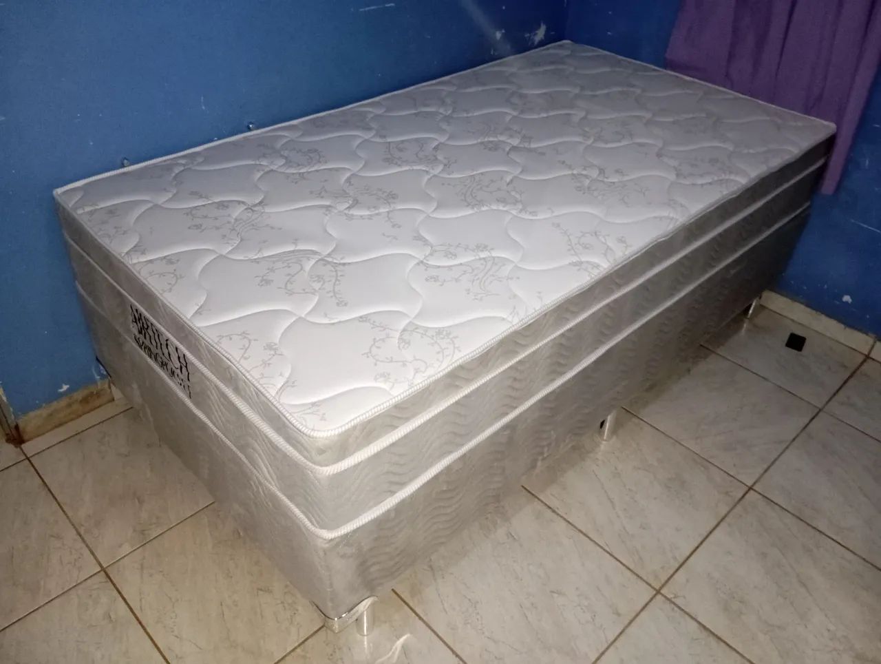 Cama Box viuvao 108x198 nova  - Foto 2