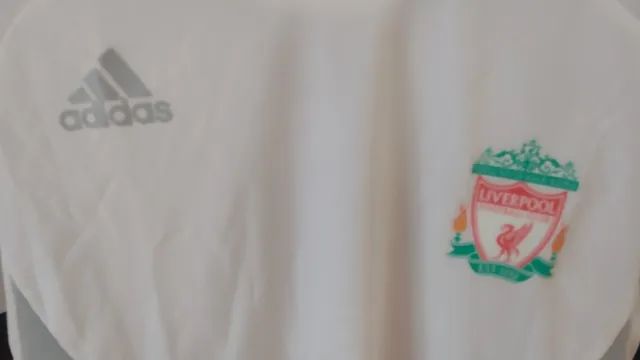 Camisa Liverpool (Reds Premier League) Adidas (Nova com etiqueta) Tamanho S 2008 Oficial - Foto 2