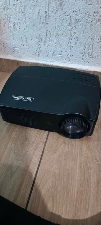 Projetor + suporte + tela 