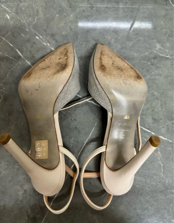 Scarpin Salto Alto Luiza Barcelos Glitter - Foto 2